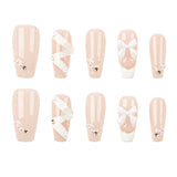 3H Luxury Handmade Press-on Nails - Blush Ballet - 3H Nails