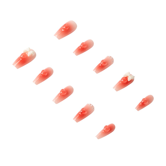 3H Luxury Handmade Press-on Nails - Rouge Bowtique Nails