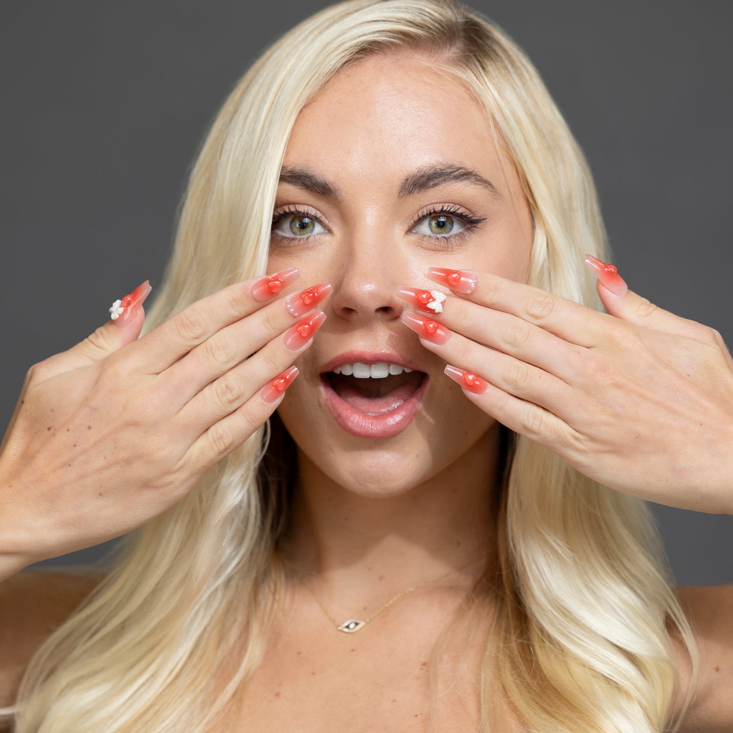 3H Luxury Handmade Press-on Nails - Rouge Bowtique Nails - 3H Nails