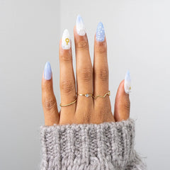 3H Luxury Handmade Press-on Nails - Starry Sapphire - 3H Nails
