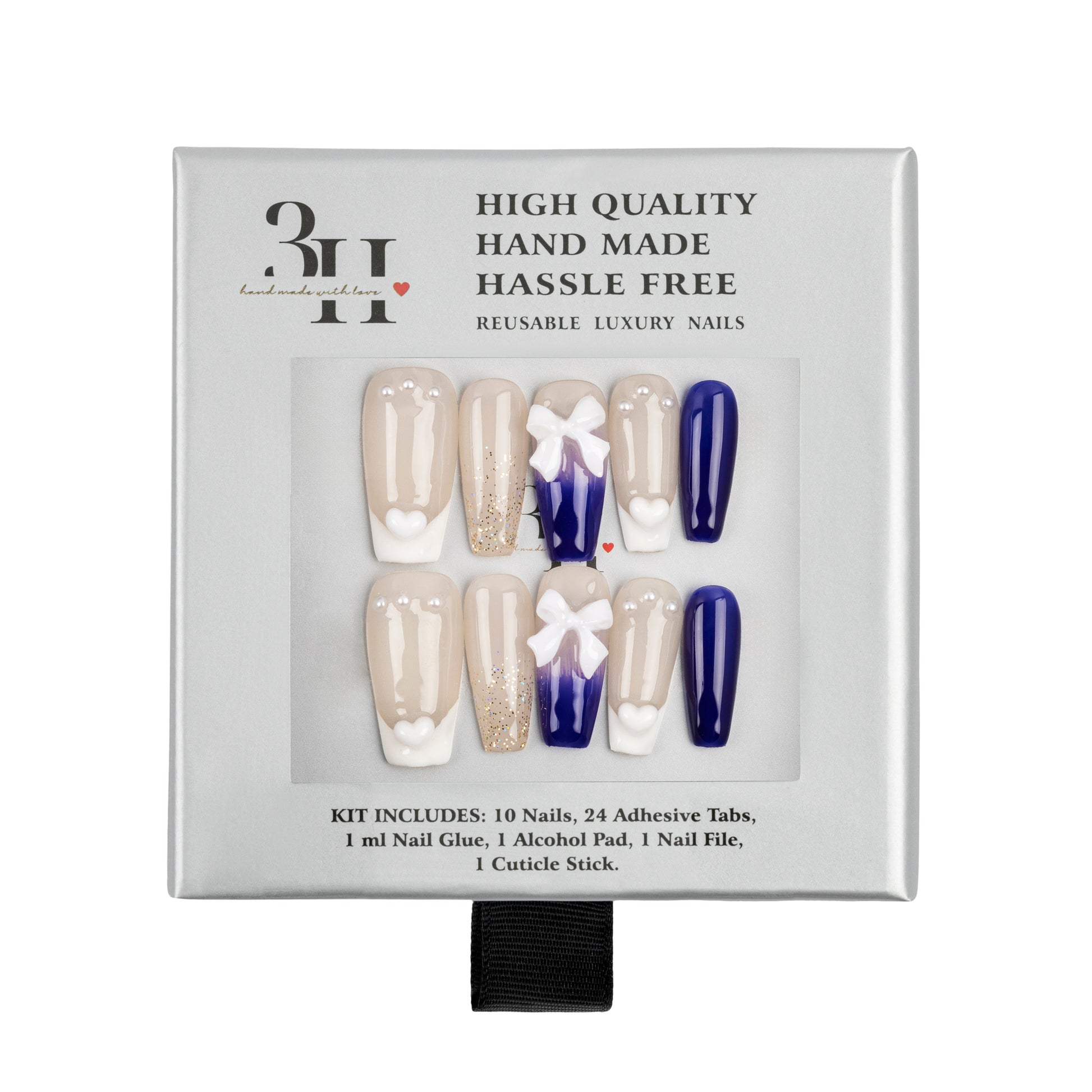 Winter Wonderland Bliss- Premium Handmade Press On Nails