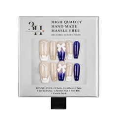 3H Luxury Handmade Press-on Nails - Winter Wonderland - 3H Nails