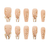 3H Luxury Handmade Press-on Nails - Fall Fields - 3H Nails