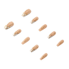 3H Luxury Handmade Press-on Nails - Fall Fields - 3H Nails