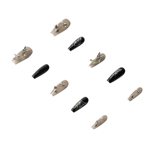 3H Luxury Handmade Press-on Nails - Mystic Butterfly