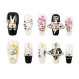 3H Luxury Handmade Press-on Nails - Whimsical Charm - 3H Nails