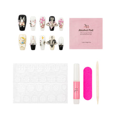 3H Luxury Handmade Press-on Nails - Whimsical Charm - 3H Nails