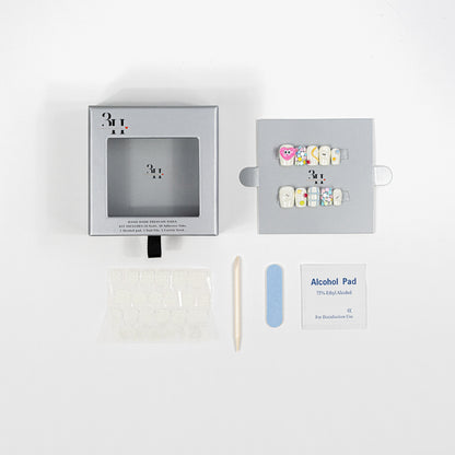 3H Luxury Handmade Press-on Nails - Whimsy Pink