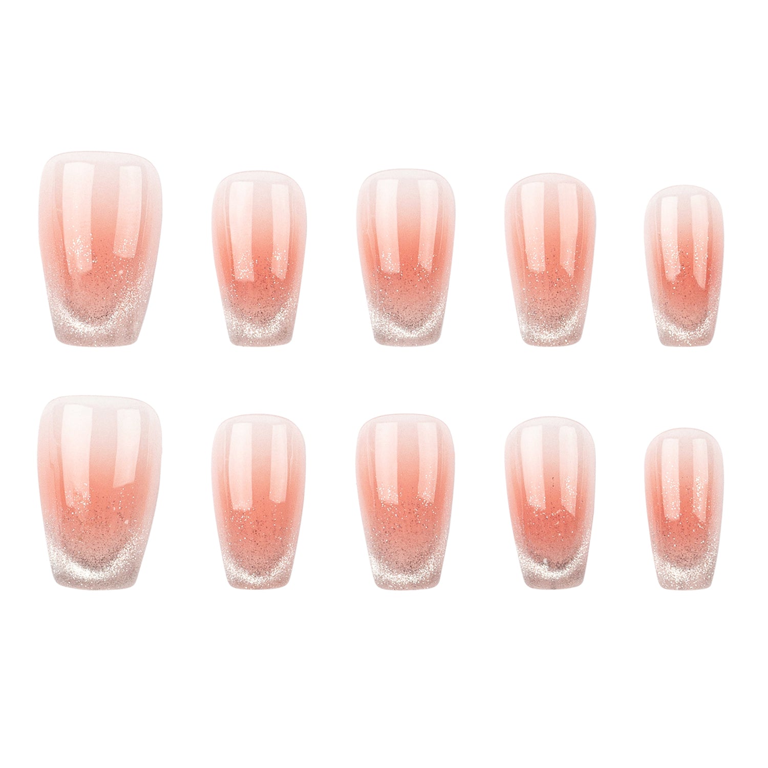 3H Luxury Handmade Press-on Nails - Classic Ombre Elegance - 3H Nails