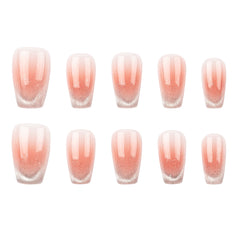 3H Luxury Handmade Press-on Nails - Classic Ombre Elegance - 3H Nails