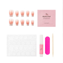 3H Luxury Handmade Press-on Nails - Classic Ombre Elegance - 3H Nails