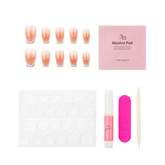 3H Luxury Handmade Press-on Nails - Classic Ombre Elegance - 3H Nails