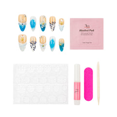 3H Luxury Handmade Press-on Nails - Mermaid Summer - 3H Nails