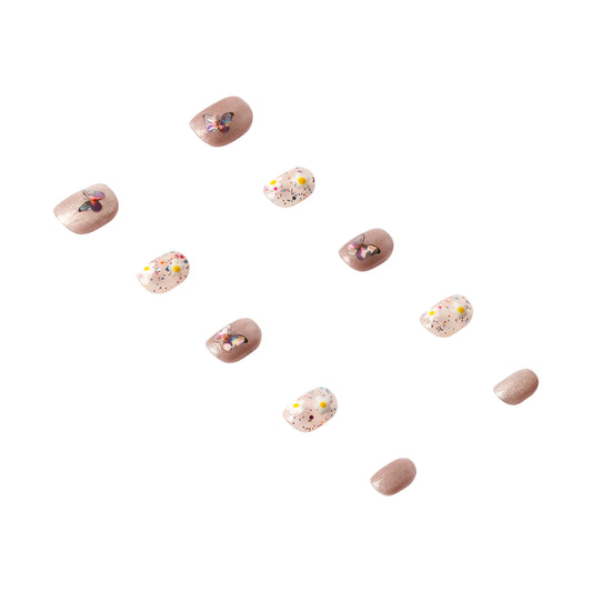 3H Luxury Handmade Press-on Nails - Daisy Dreams