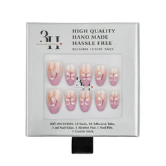 3H Luxury Handmade Press-on Nails - Flirt Alert - 3H Nails