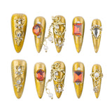 3H Luxury Handmade Press-on Nails - Crown Jewels - 3H Nails