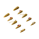 3H Luxury Handmade Press-on Nails - Crown Jewels - 3H Nails