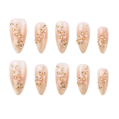 3H Luxury Handmade Press-on Nails - Moonlit Kiss - 3H Nails