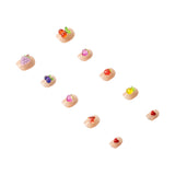 Handmade 3H Nails luxury press-on nails in a natural nude shade with subtle design, showcasing a sleek, polished look.