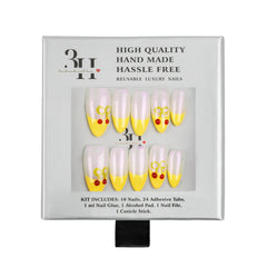 3H Luxury Handmade Press-on Nails - Cherry Pop - 3H Nails