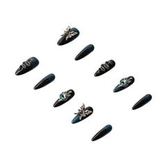 3H Luxury Handmade Press-on Nails - Galaxy Wings - 3H Nails