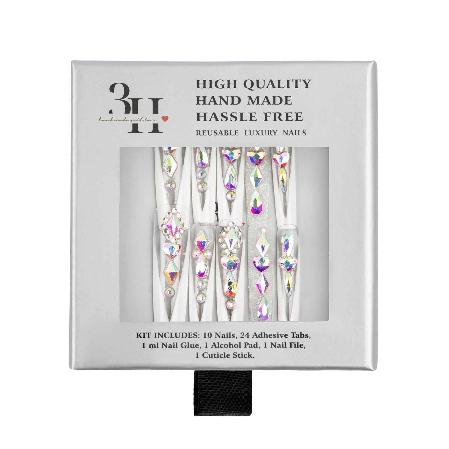 3H Luxury Handmade Press-on Nails - Runway Royale - 3H Nails