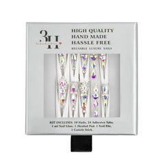 3H Luxury Handmade Press-on Nails - Runway Royale - 3H Nails