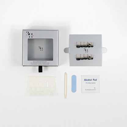 3H Luxury Handmade Press-on Nails - Gold Noir