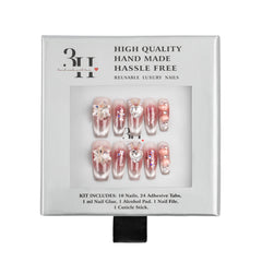 3H Luxury Handmade Press-on Nails - Eternal Blossom - 3H Nails