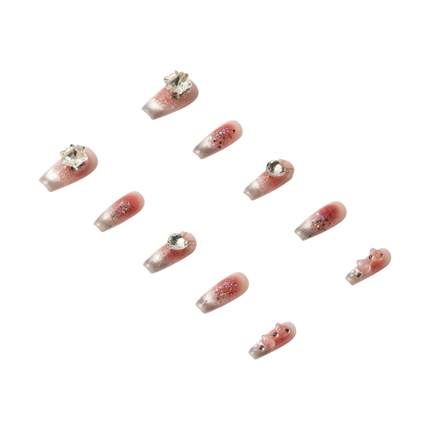 3H Luxury Handmade Press-on Nails - Eternal Blossom - 3H Nails