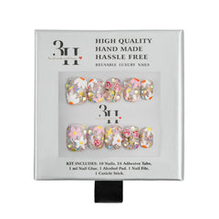 3H Luxury Handmade Press-on Nails - Bouquet - 3H Nails