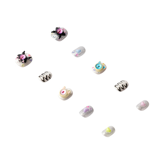 3H Luxury Handmade Press-on Nails - Haunted Cutie