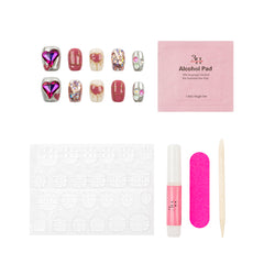 3H Luxury Handmade Press-on Nails -  Amoré - 3H Nails