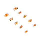 Handmade 3H Nails Luxury Press-on Nails in style 1565, showcasing elegant, natural-looking nail design with a glossy finish.