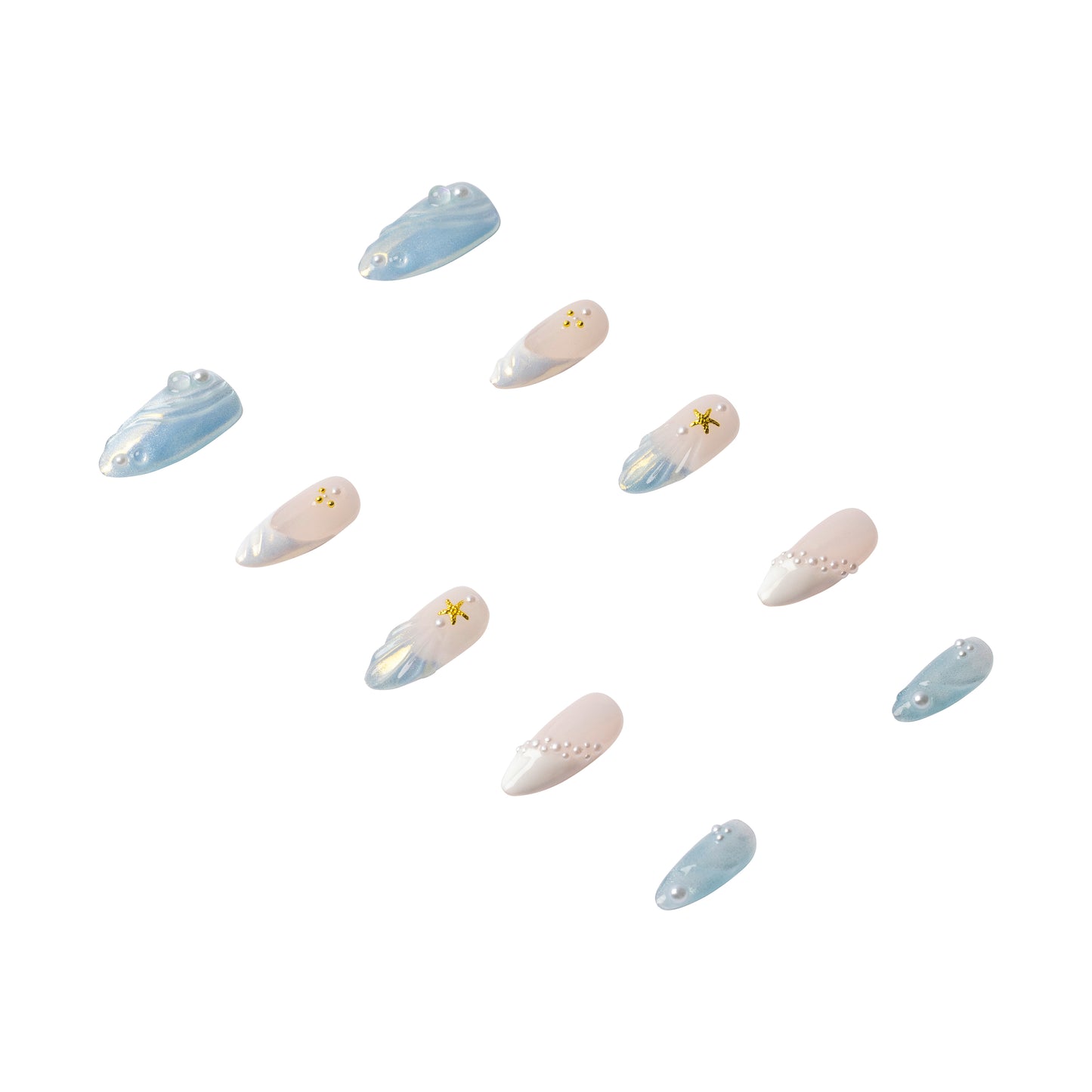 3H Luxury Handmade Press-on Nails - Starry Dreams