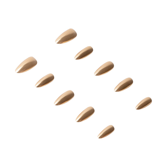 3H Luxury Handmade Press-on Nails - Golden Age