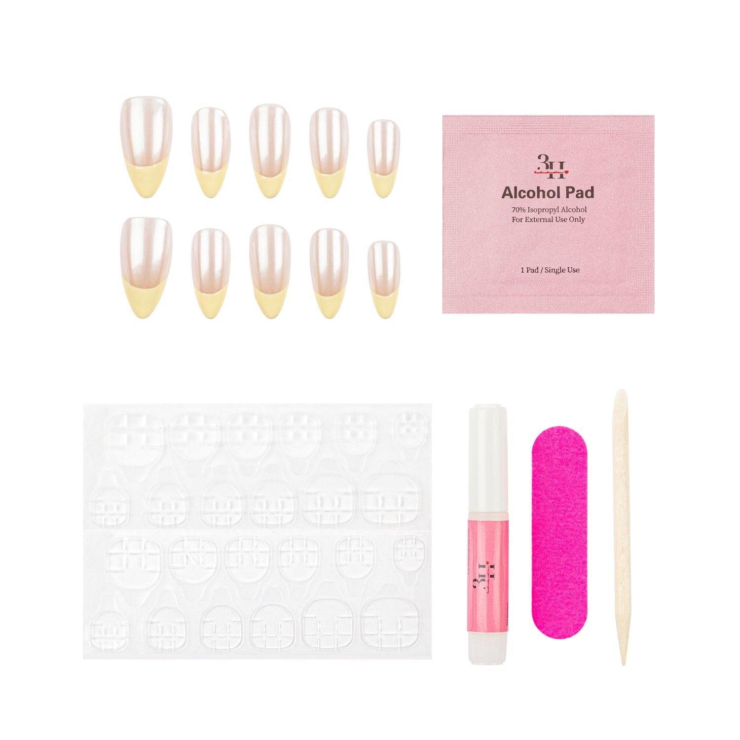 3H Luxury Handmade Press-on Nails - Copacabana - 3H Nails