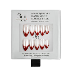 3H Luxury Handmade Press-on Nails - The Dame - 3H Nails