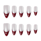 Handmade 3H Nails Luxury Press-on Nails in a natural nude design with elegant detailing, perfect for quick, stylish manicures.
