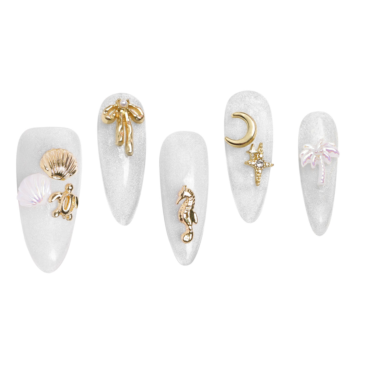 Ocean Starlight - 120+ Assorted Nail Charms