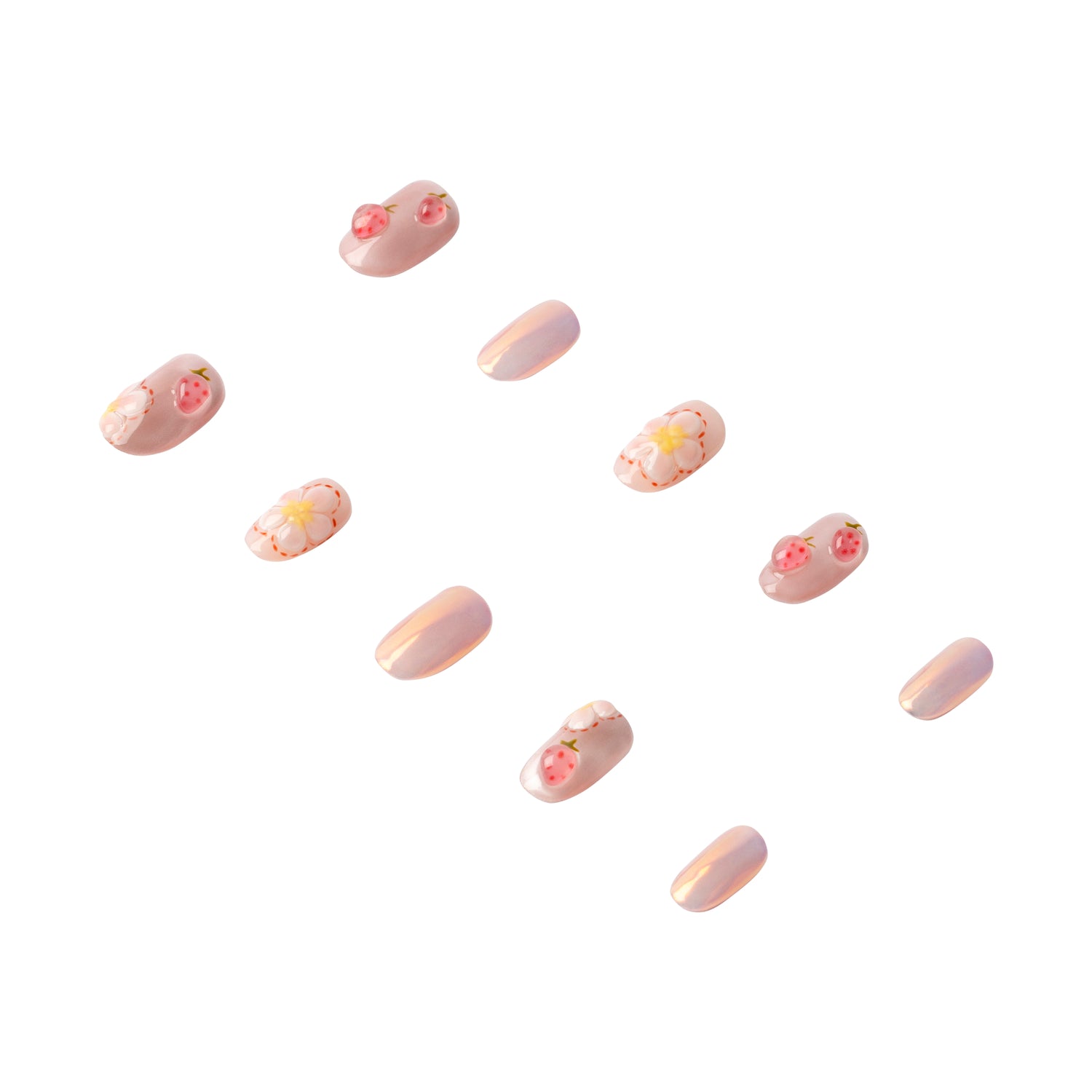 3H Luxury Handmade Press-on Nails - Lovebug