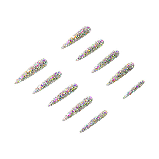 3H Luxury Handmade Press-on Nails - Diamond Dust