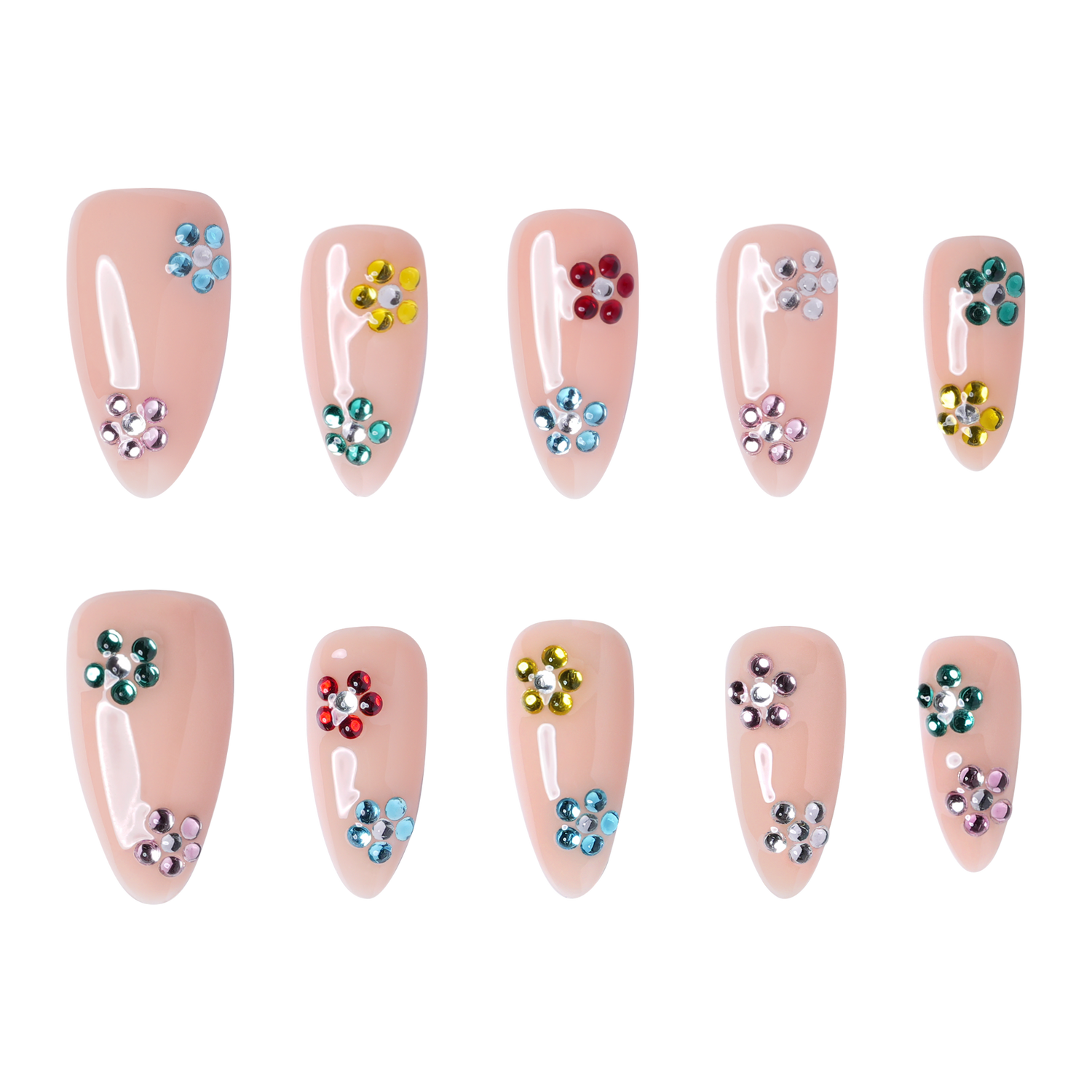 Nashville - Medium Almond Press-On Nails