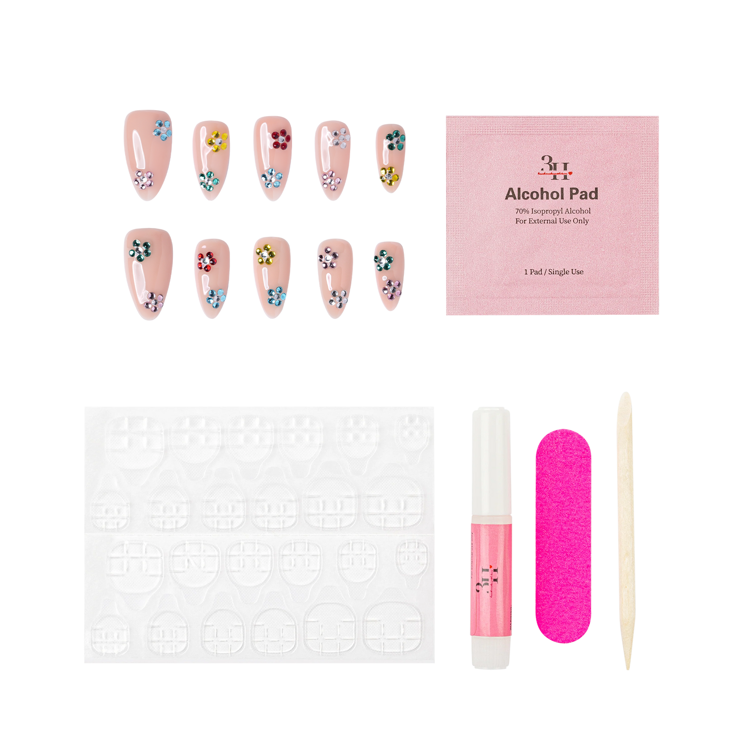 Nashville - Medium Almond Press-On Nails