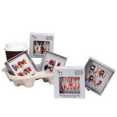 Café Crush 5-Set Press-On Nail Bundle 02 by 3H Nails