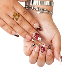 Chai - Medium Almond Press-On Nails - 3H Nails