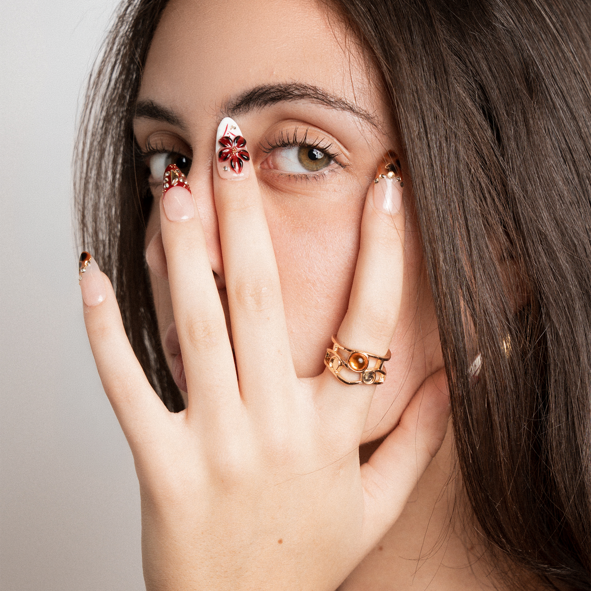 Chai - Medium Almond Press-On Nails - 3H Nails