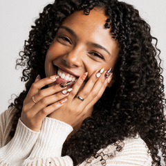 Cocoa Petals - Medium Almond Press-On Nails - 3H Nails