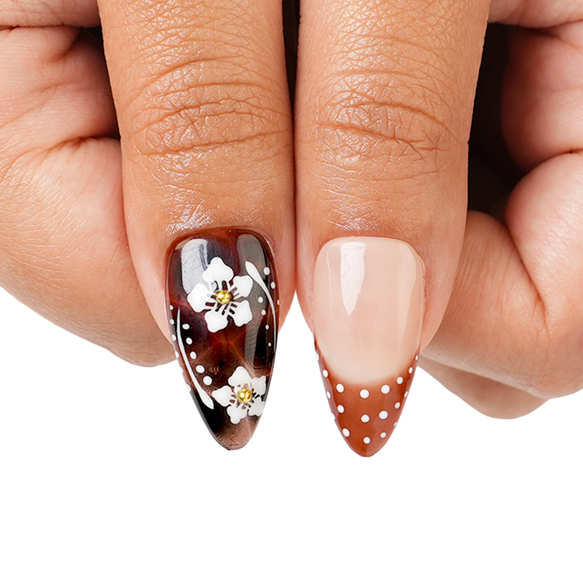 Espresso - Medium Almond Press-On Nails - 3H Nails