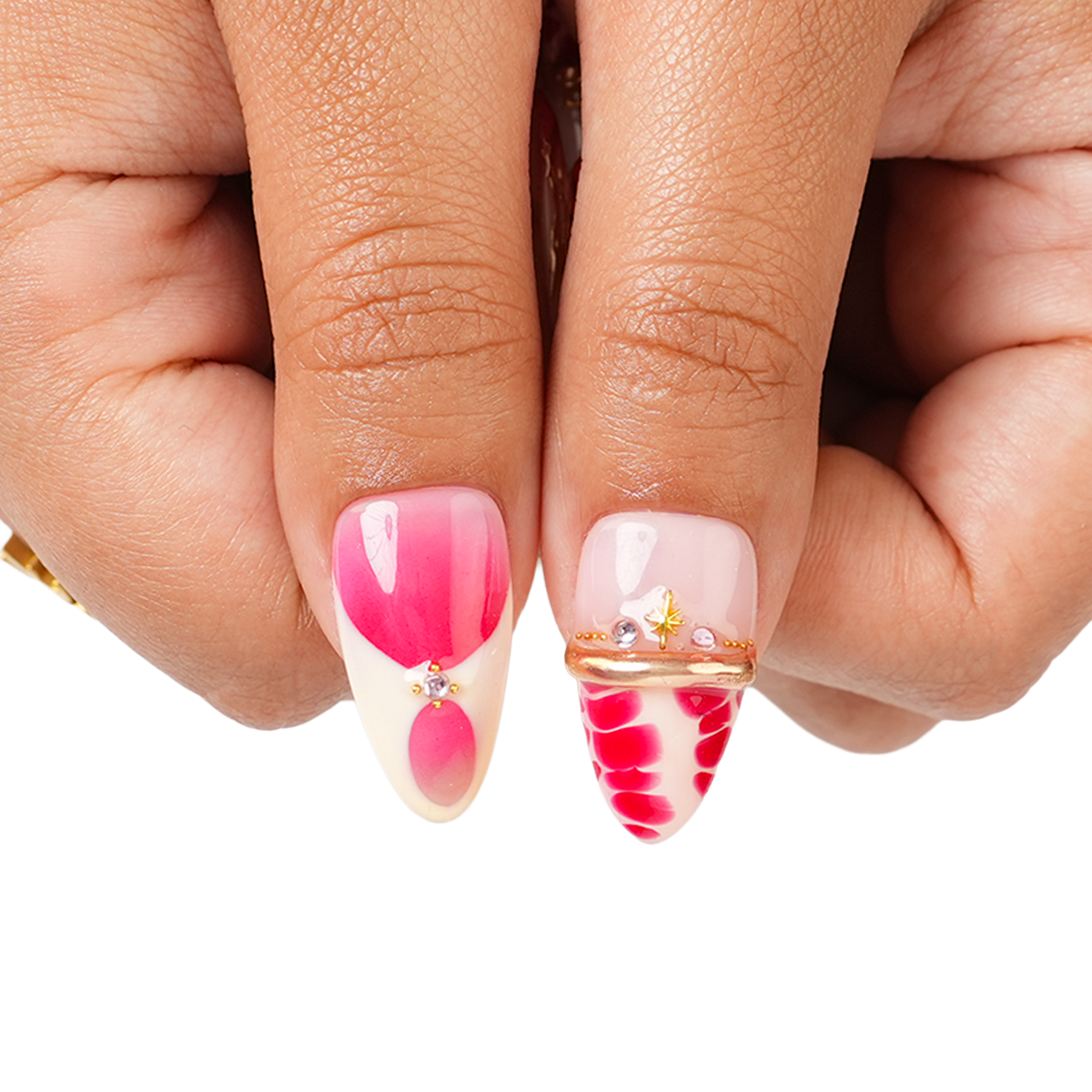 Passion Tea - Medium Almond Press-On Nails - 3H Nails